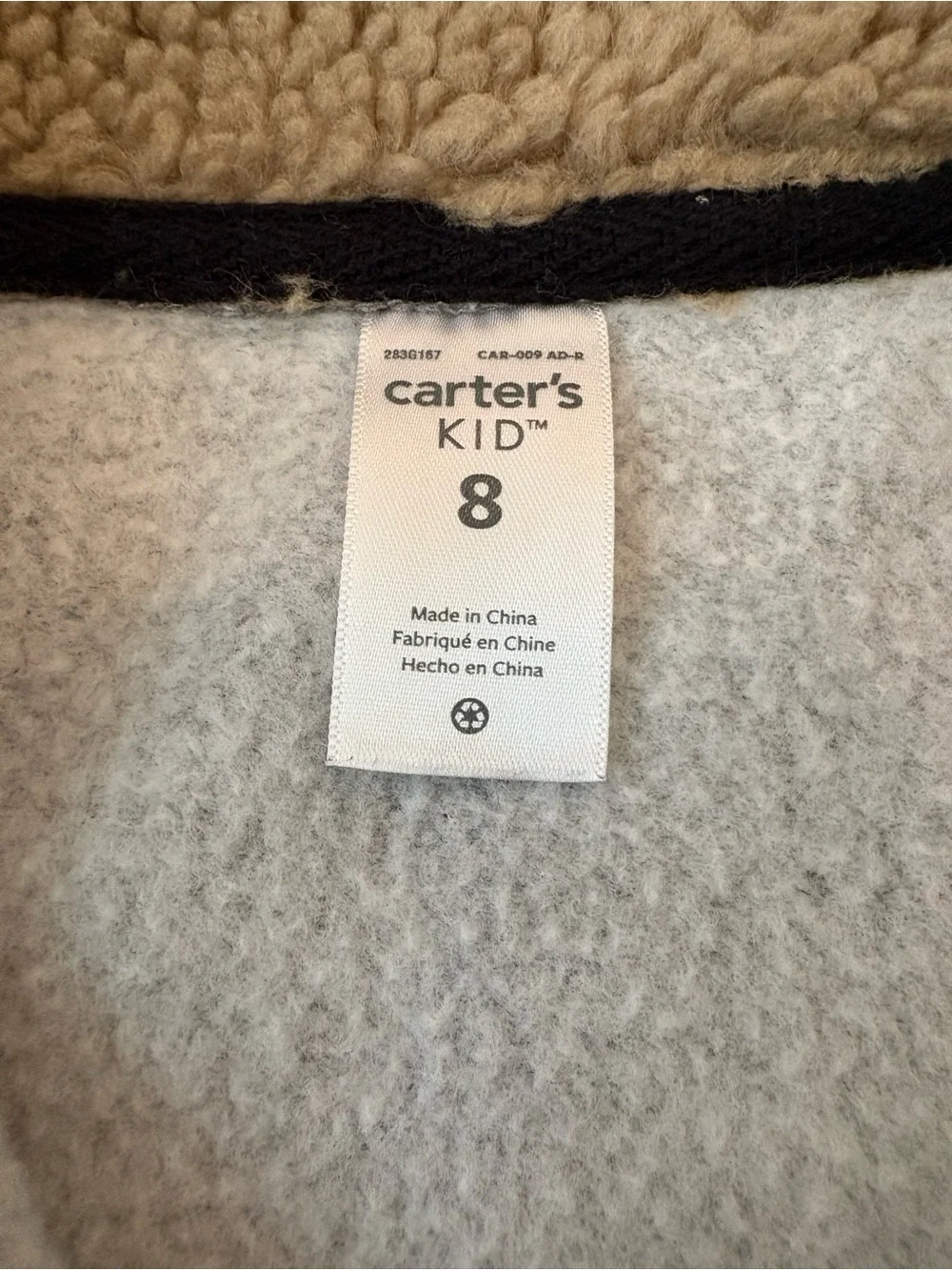 Carter’s Fleece Lined Pullover